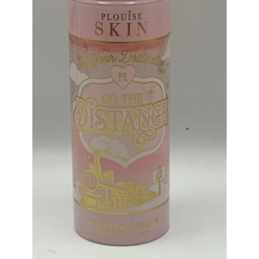 PLouise Skin Go The Distance Shimmer Setting Spray 100ml Pink Gold Luminous Mist